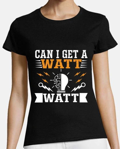 Camiseta bombilla de vatio