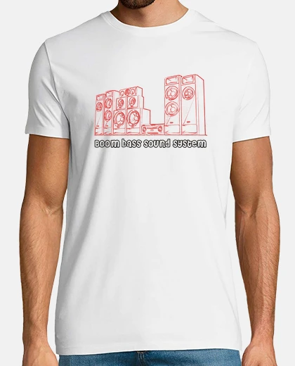 Tee-shirt bôme bass sound système