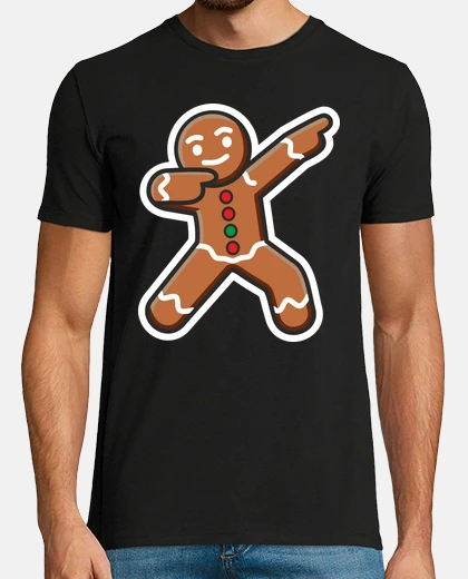 Tee-shirt bonhomme en pain d39épice disco