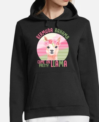 Sudadera bonita llama animal animales en ingl laTostadora