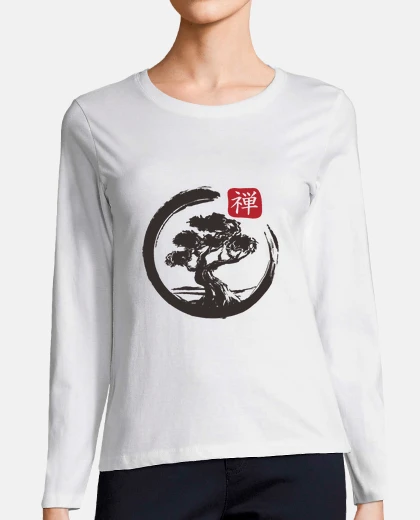 Tee-shirt bonsaï arbre rétro plante ying yang