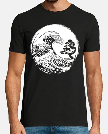 T-shirt bonsai di tsunami