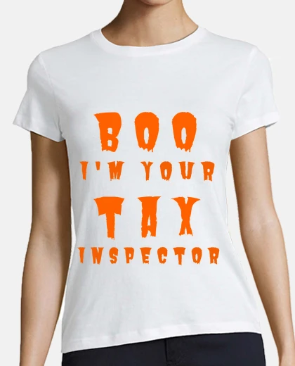 T-shirt boo io sono il your inspector tasse