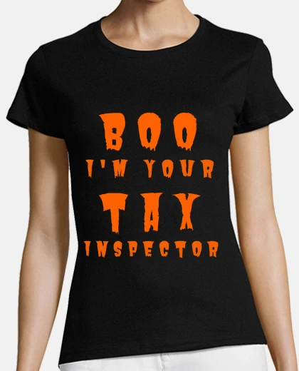 T-shirt boo io sono il your inspector tasse