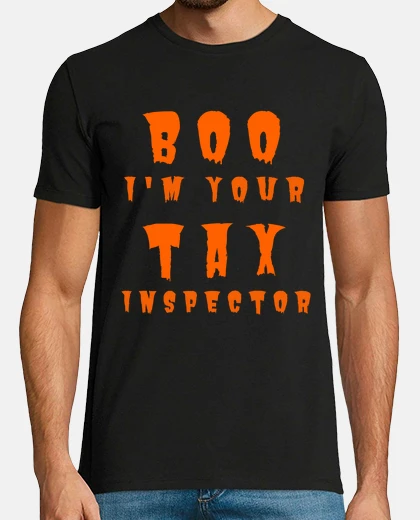 Tee-shirt boo je suis ton inspecteur des impôts