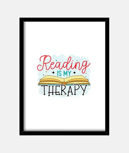Framed book lover
