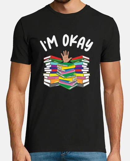 T-shirt Book Lover Im Ok Reading Book Reader