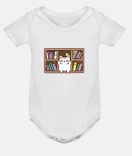 Kids Bookish Cat Aesthetic - Cat On A Booksh