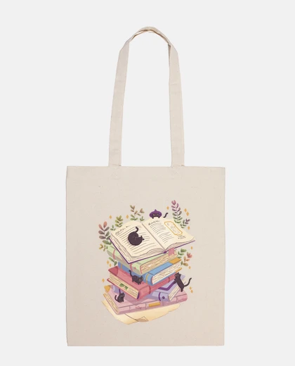 Bag books and cats