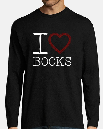 Camiseta Books camiseta manga larga hombre