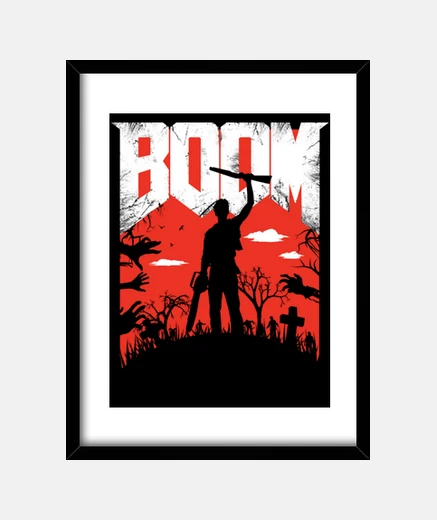 Framed Boom - Print