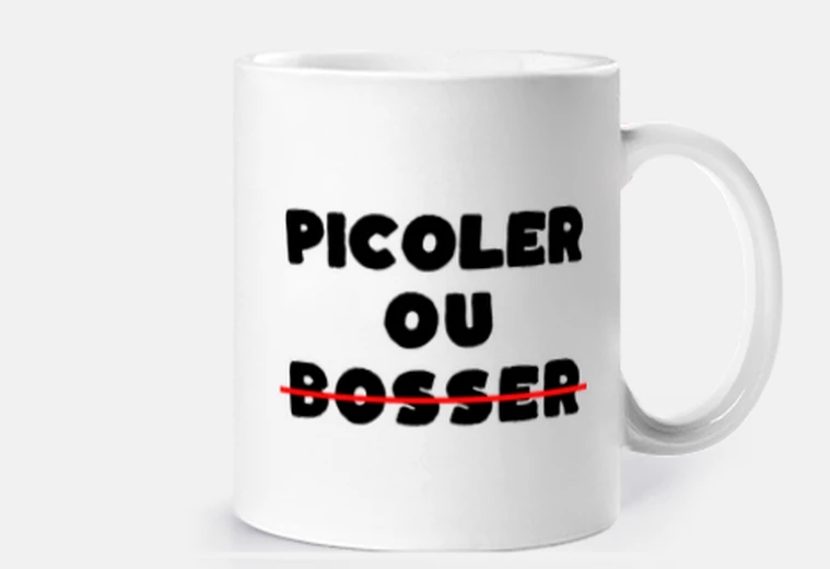 Cup booze or work
