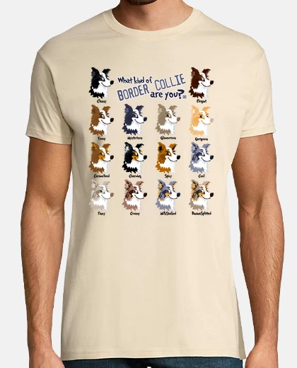 T-shirt border collie colors (h)