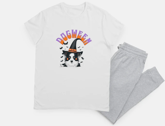 Pigiama border collie halloween