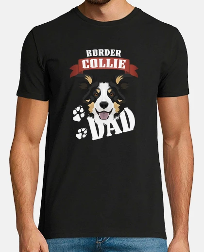 T-shirt Border Collie papà cane papà