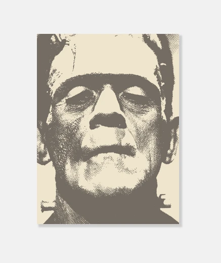 Tableau boris karloff dans la mariée de frank e