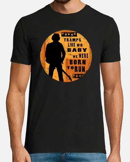 T-shirt born a run