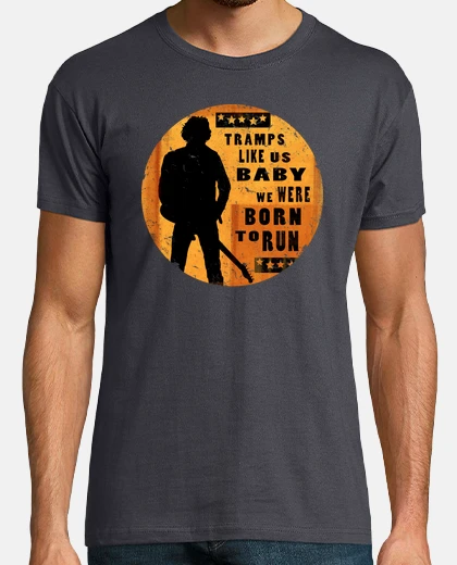 T-shirt born a run