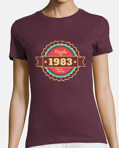 Playera born in 1983 limited edition