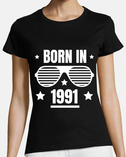 Tee-shirt BORN IN 1991 Lunettes de Soleil