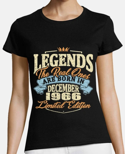 T-shirt born in december 1966