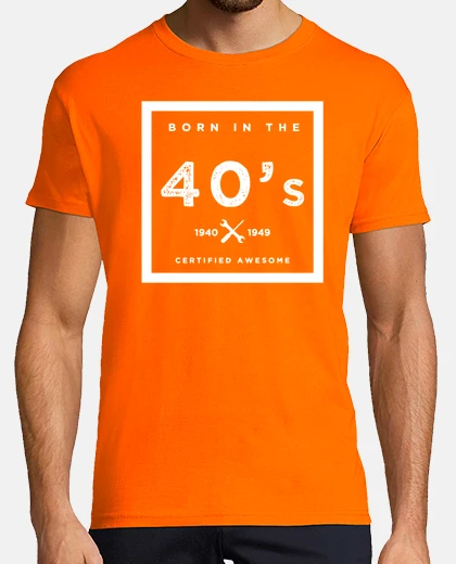 T-shirt born negli anni '40