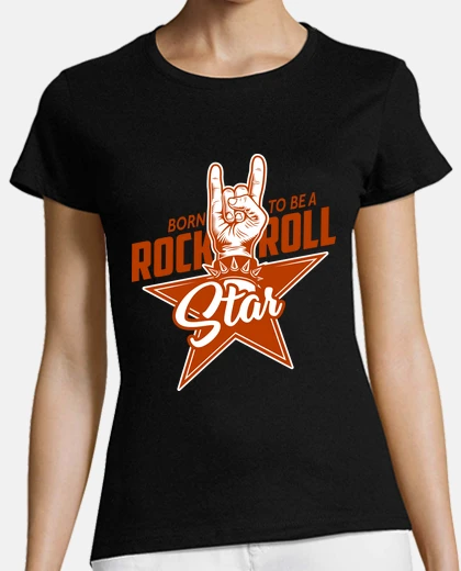 Camiseta Born to be a Rock Star