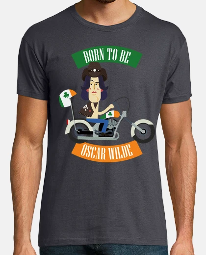 Tee-shirt Born to be Oscar Wilde