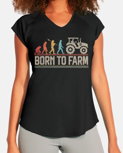 T-shirt Born to Farm Agricoltore Contadino