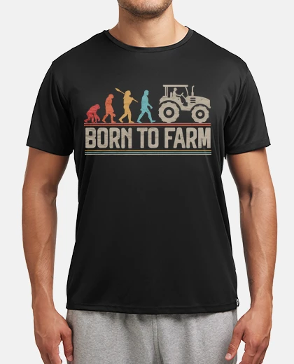 T-shirt Born to Farm Agricoltore Contadino