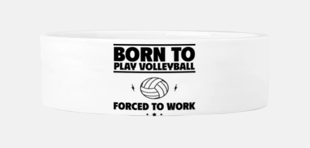 Mascotas born to play volleyball