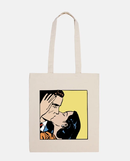 Borsa borsa bacio fumetti cartoni animati vintage