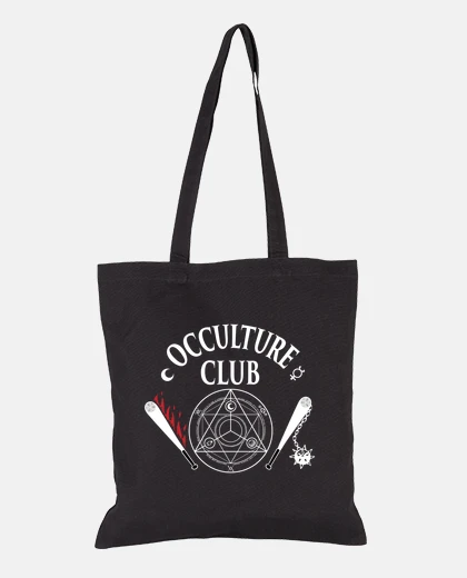 Borsa borsa bianca per club di occultismo