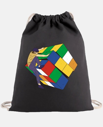 Borsa borsa da arrampicata su parete yamakasi casco acrobat tote bag