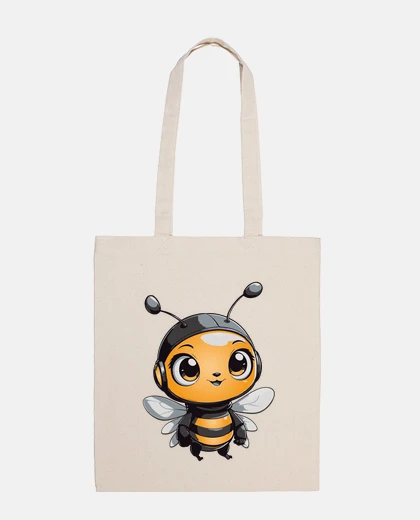 Borsa borsa da spiaggia per bambini con libro dei cartoni animati delle api