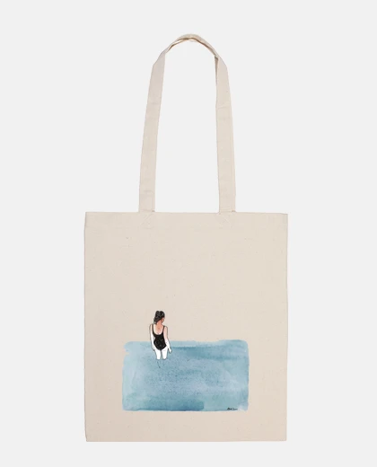 Borsa borsa in tela estate al mare