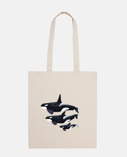 Borsa borsa orca tela 100 cotone