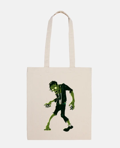 Borsa borsa per libri per studenti di breakdance che balla uomo zombie