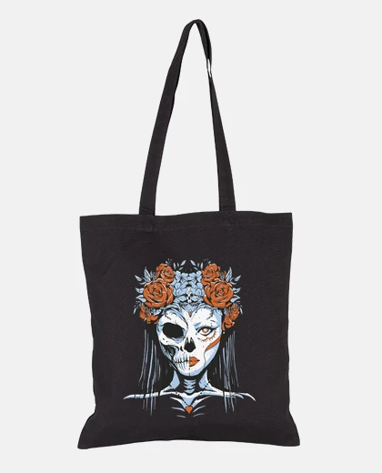 Borsa borsa tote da studente scheletro sposa inquietante horror