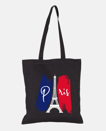 Borsa borsa tote per sostenitore dei giochi parigi bandiera francese francia