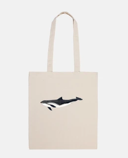 borsa - focena tela 100 cotone