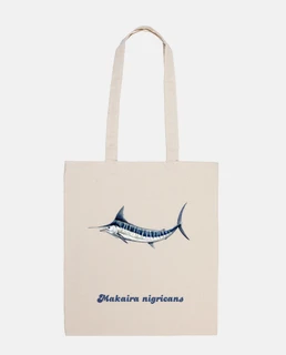 borsa tela blu marlin (makaira nigricans)