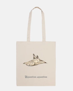 borsa tela squalo angelote (squatina squatina)