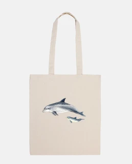 borsa tela tursiope