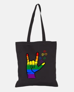 Borsa 2025 stoffa arcobaleno