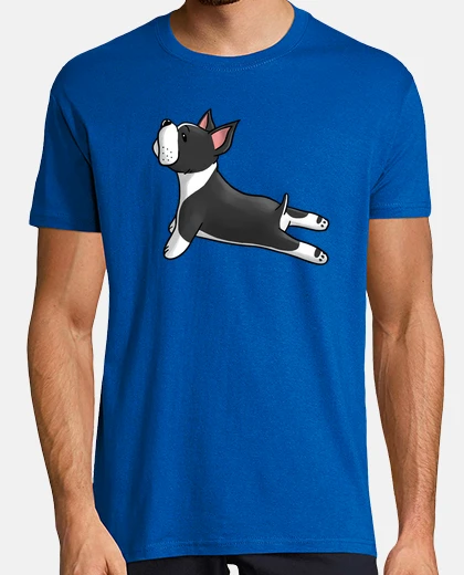 T-shirt boston terrier yoga