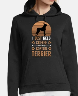 Boston terrier cane da caffè
