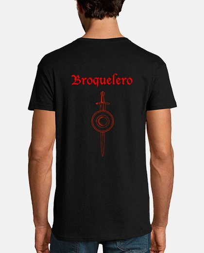 Tee-shirt boucle à l&#39;arrière et logo rouge à l&#39;avant