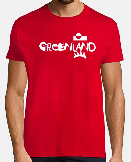 Tee-shirt bouclier de texte greenl and groel and 