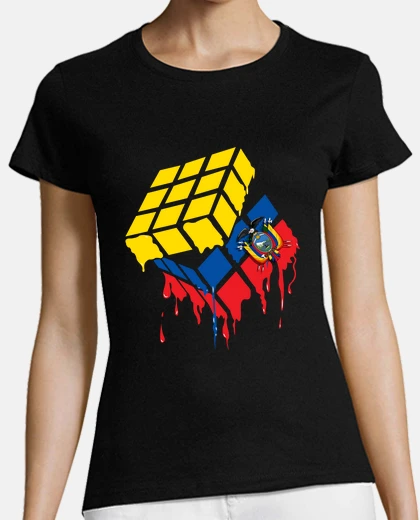 Tee-shirt bouclier rubik équateur